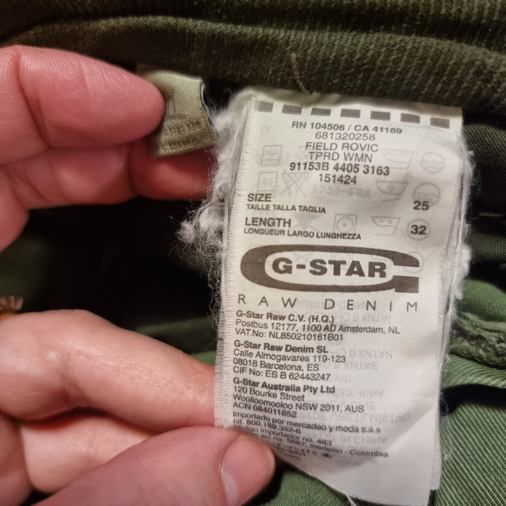 G-Star raw Denim cargo pants 👖 army green - Picture 6 of 17